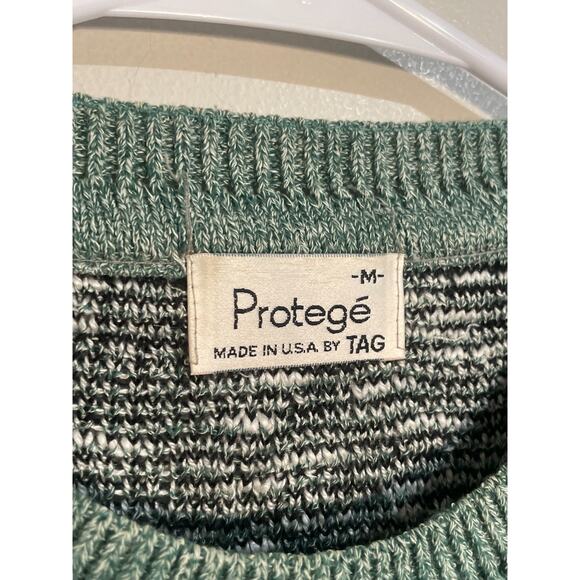 PROTEGE BY TAG Mens Swester Made In U.S.A SIZE M Coogi Style Vtg 90's Y2k - Picture 3 of 7